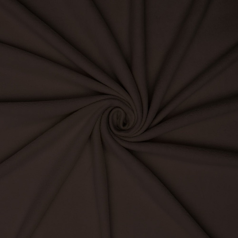Plain Polar Fleece Chocolate  140cm