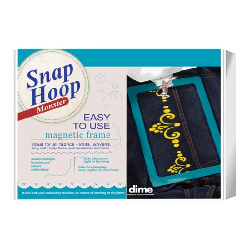 Snap Hoop Monster – Magnetic Embroidery Hoop for Bernina Oval 145×255 RM1
