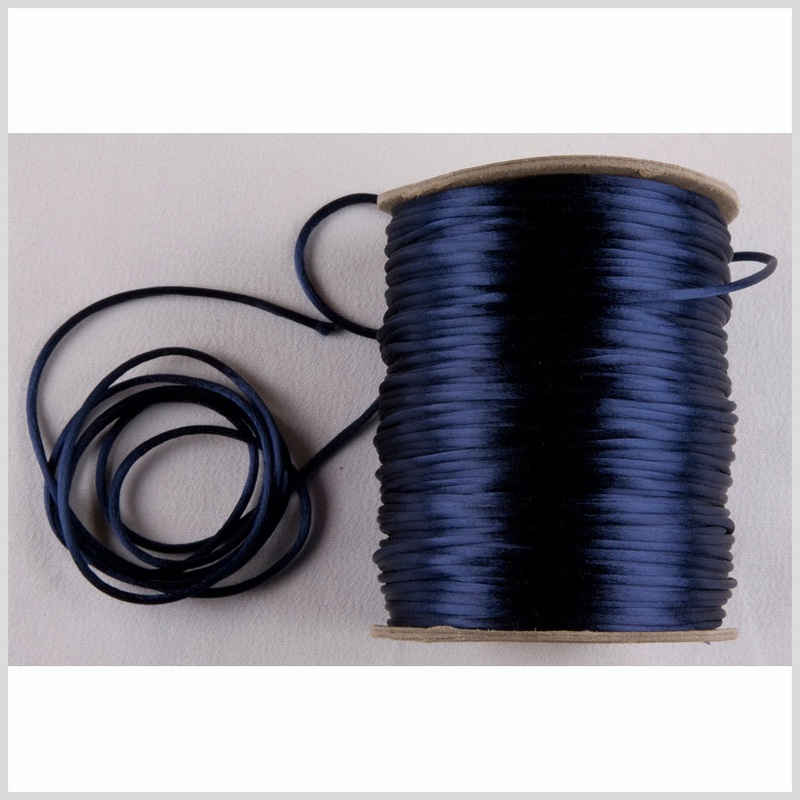 2mm Navy Rattail Cord
