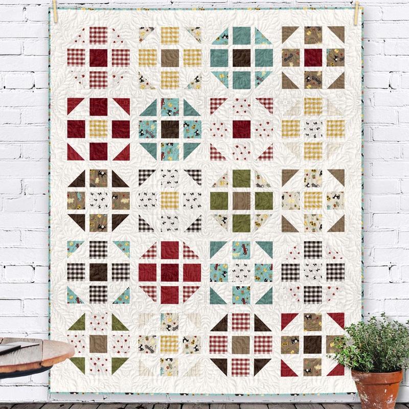 Barnyard Happy Farm Quilt Kit
