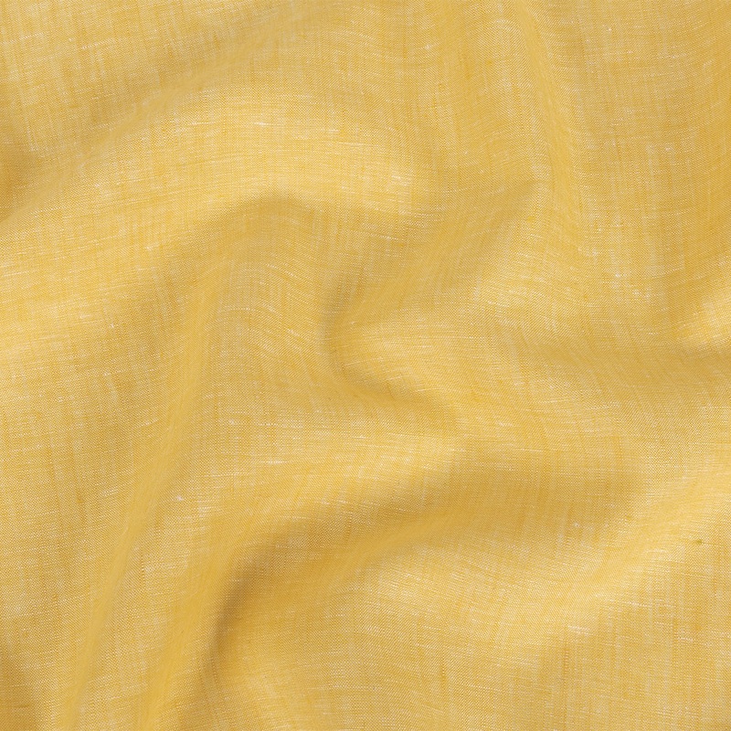 Lightweight Linen Chambray – Heathered Goldfinch – Minerva Collection