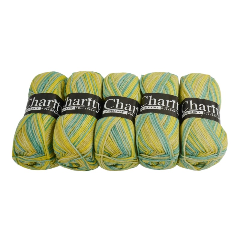 100G 5Pc Charity Print Pullskein Green Banana 1000000389371