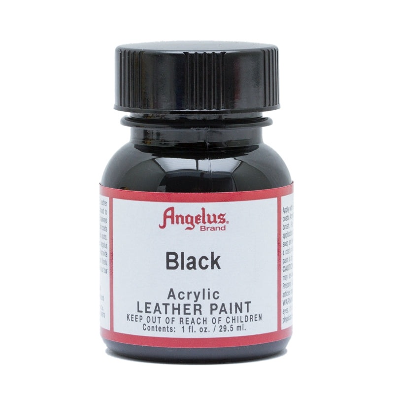 29.5ml Acrylic Leather Paint Black 086366710012