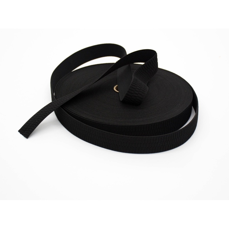 32Mm Non CUrl Elastic Black HB177-6 HB177-6