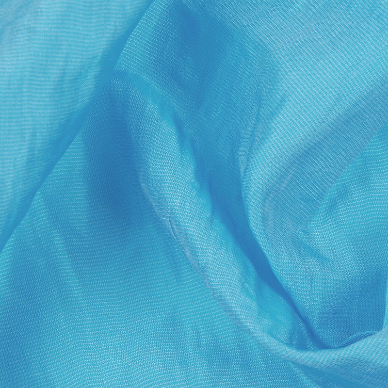 Robin’s Egg Blue Crinkled Silk Blend