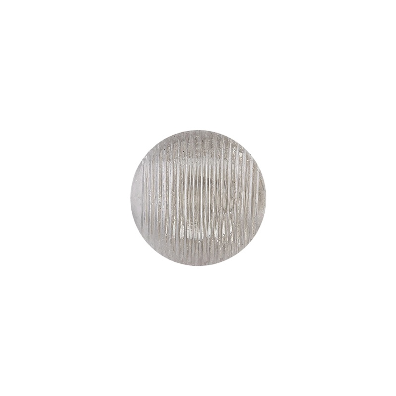 Transparent Striped Dome Shaped Plastic Shank Back Button – 20L/12.5mm