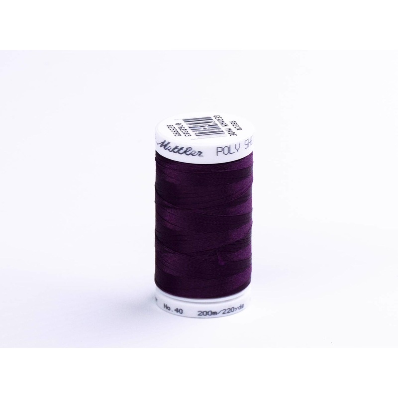 200M Mettler Poly  Sheen Thread Purple Mt 2715 MT 2715