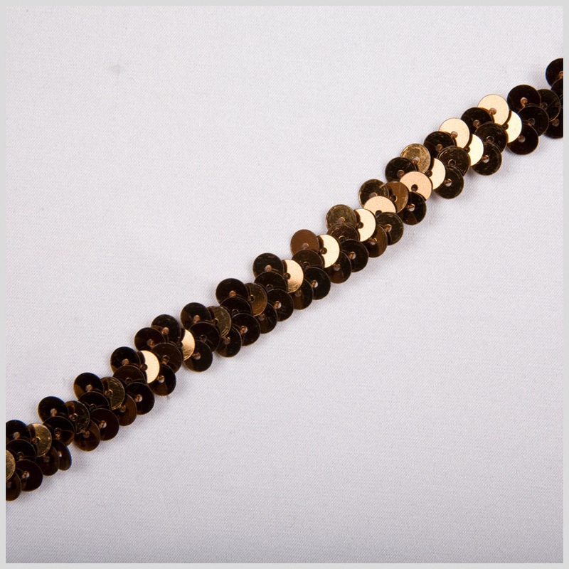 3/8″ Brown Stretch Sequin