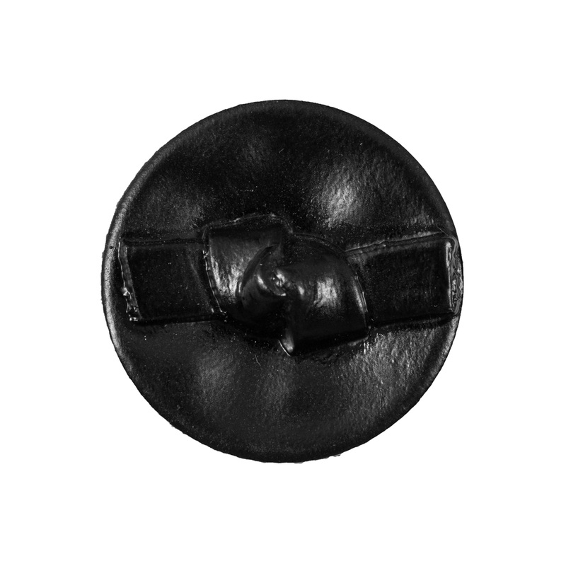 Black Knotted Plastic Button – 40L/25.5mm