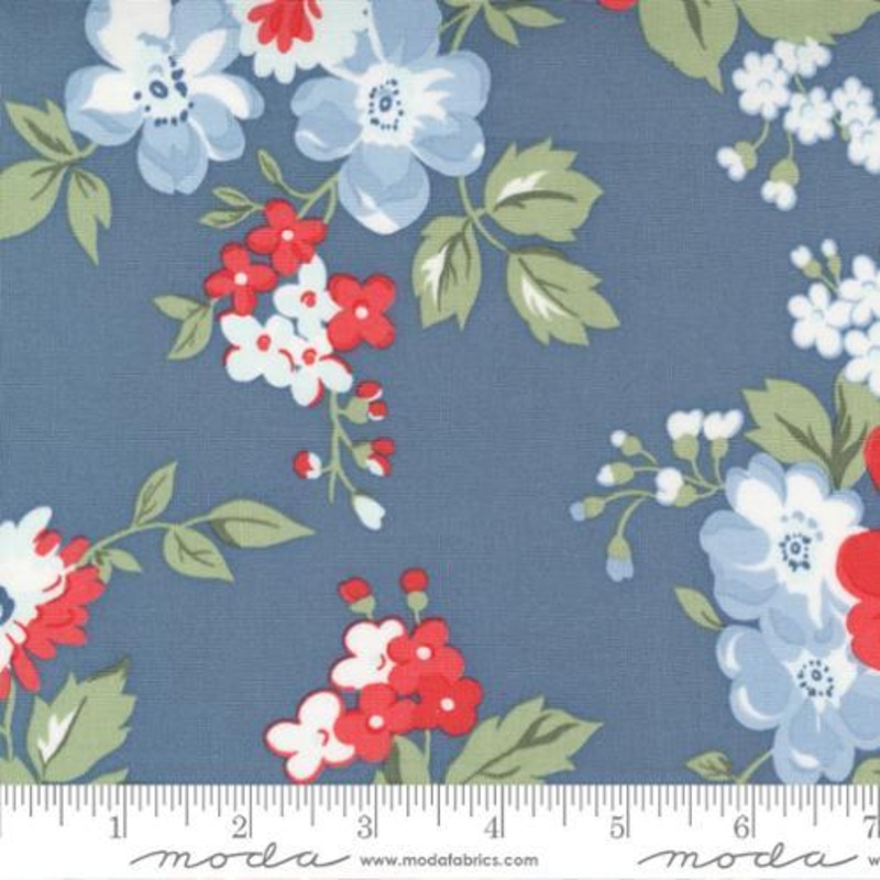CLEARANCE – Dwell – Large Floral Rose55270-15 – Cottage Light Blue