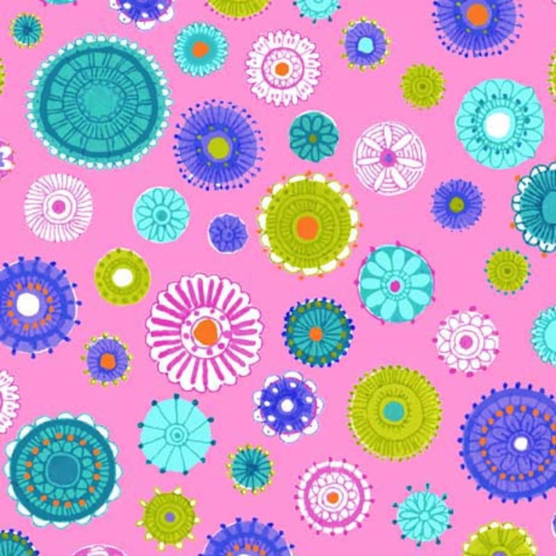 Floral Splash Pink – (1)