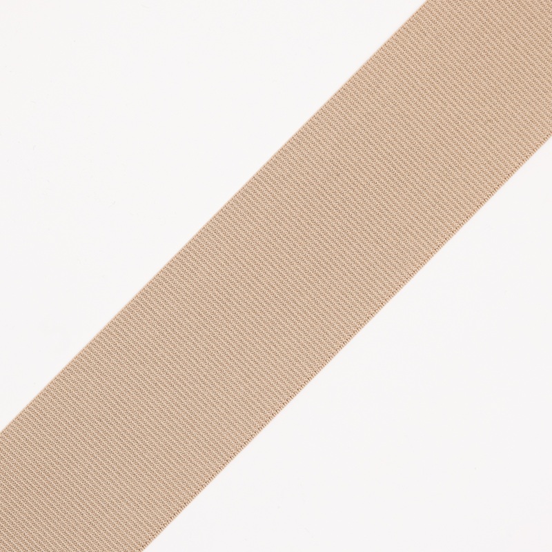 Khaki Stretch Grosgrain – 2″