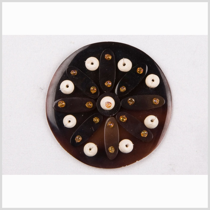 Natural Black Shell Pendant