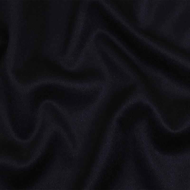 Night Sky Brushed Wool Double Cloth Coating