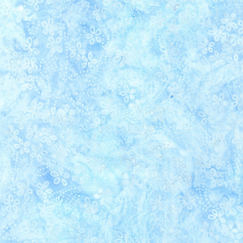 Pastel Petals Batiks Sky