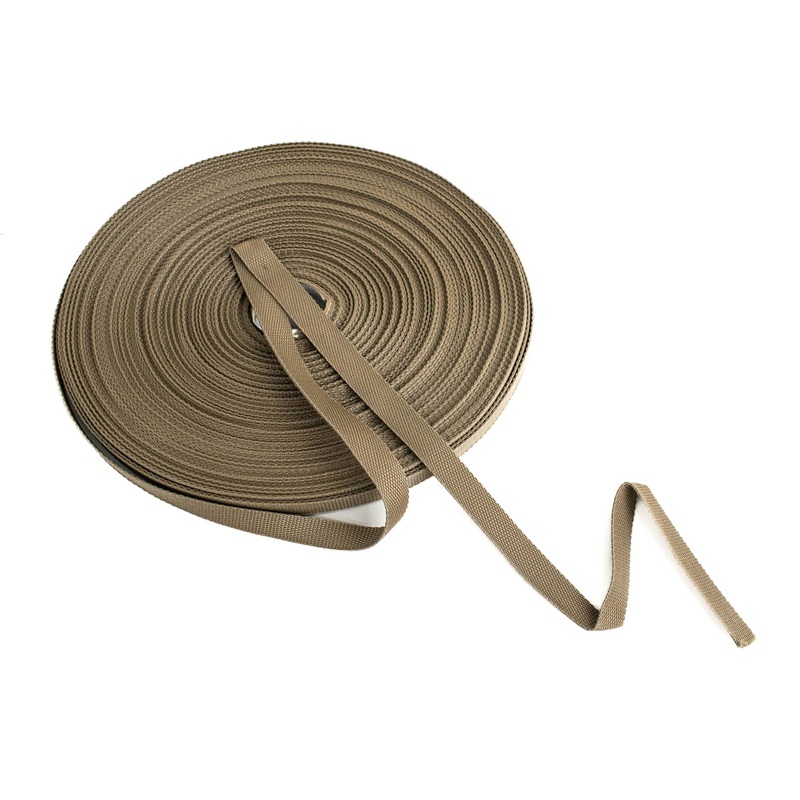 Polyprop Webbing Beige 19mm