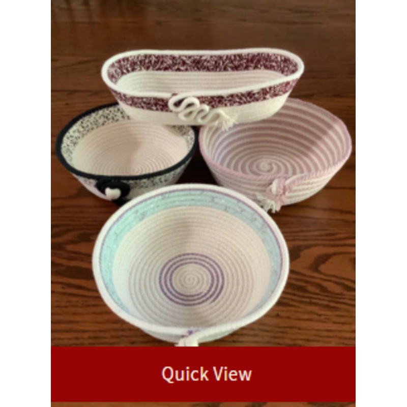 Rope Bowl Making – Saturday, October 25th,  9:30AM – 12:30PM