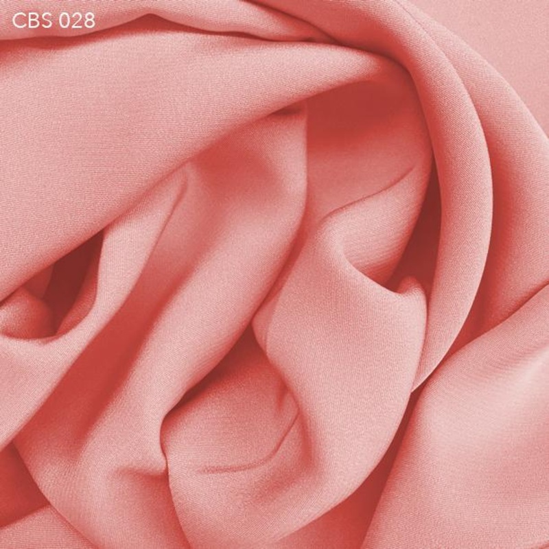 Silk Crepe Back Satin – Misty Pink Fabric by the Yard
