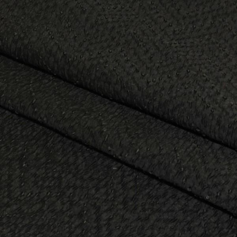 Victor Charcoal Textured Grey Drapery Fabric Order Product
