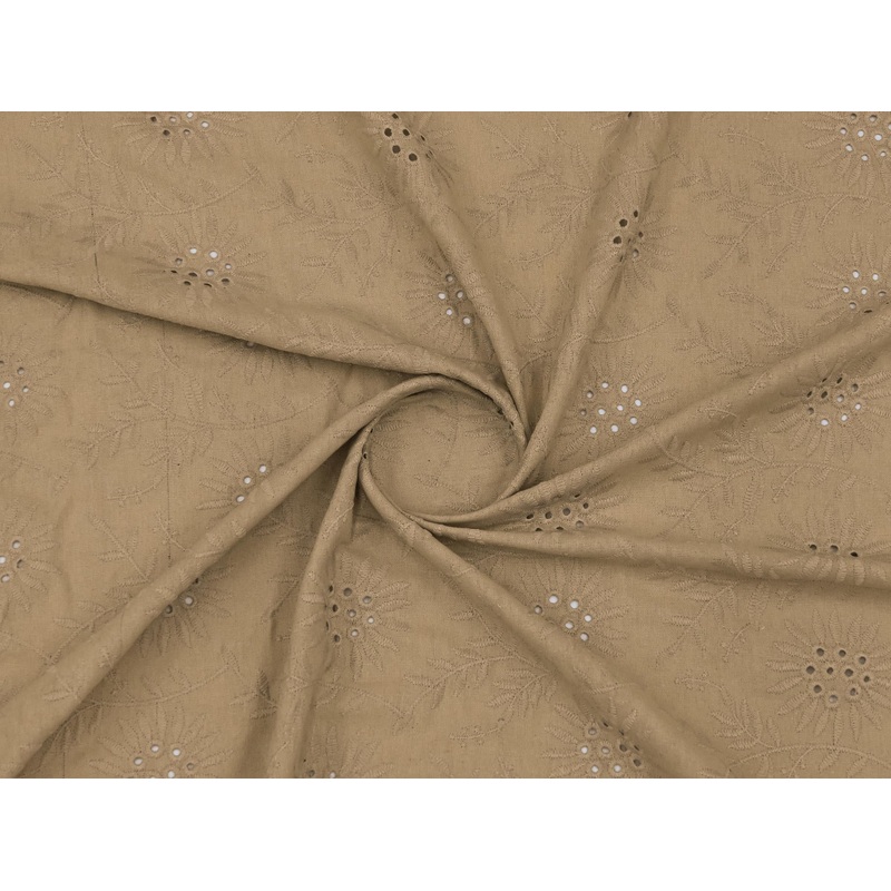 125cm Embroidered Poly Viscose Linen DR2506-3 DR2506-3