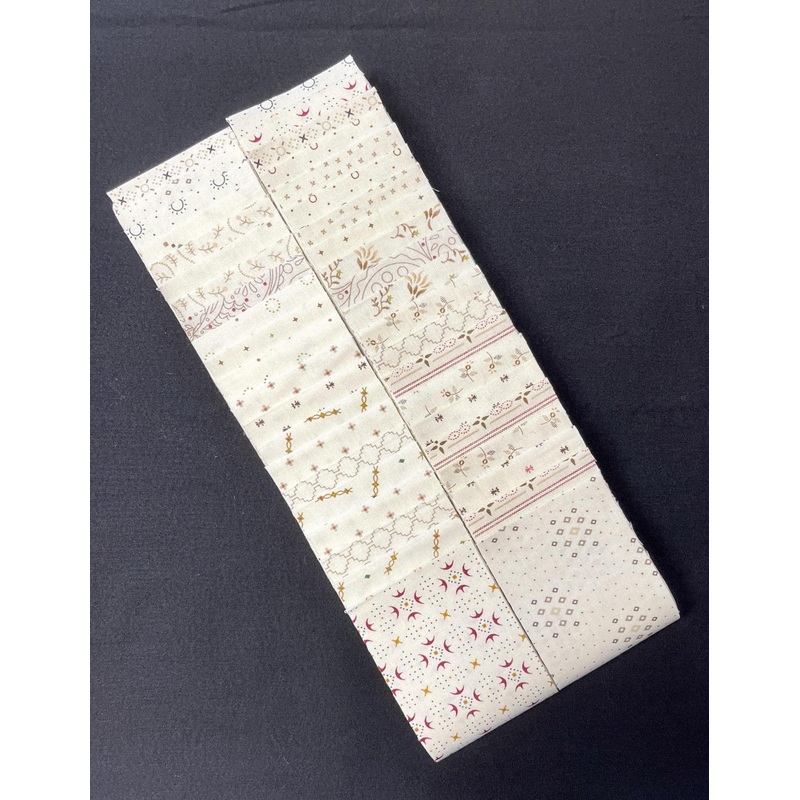 Buttercream & Brickle Bits – Jelly Roll – 42 Pieces – 2.5″ x 42″ Strips