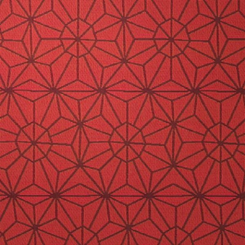 D.L. Couch Galaxy Redshift Geometric Red Upholstery Fabric Order Product