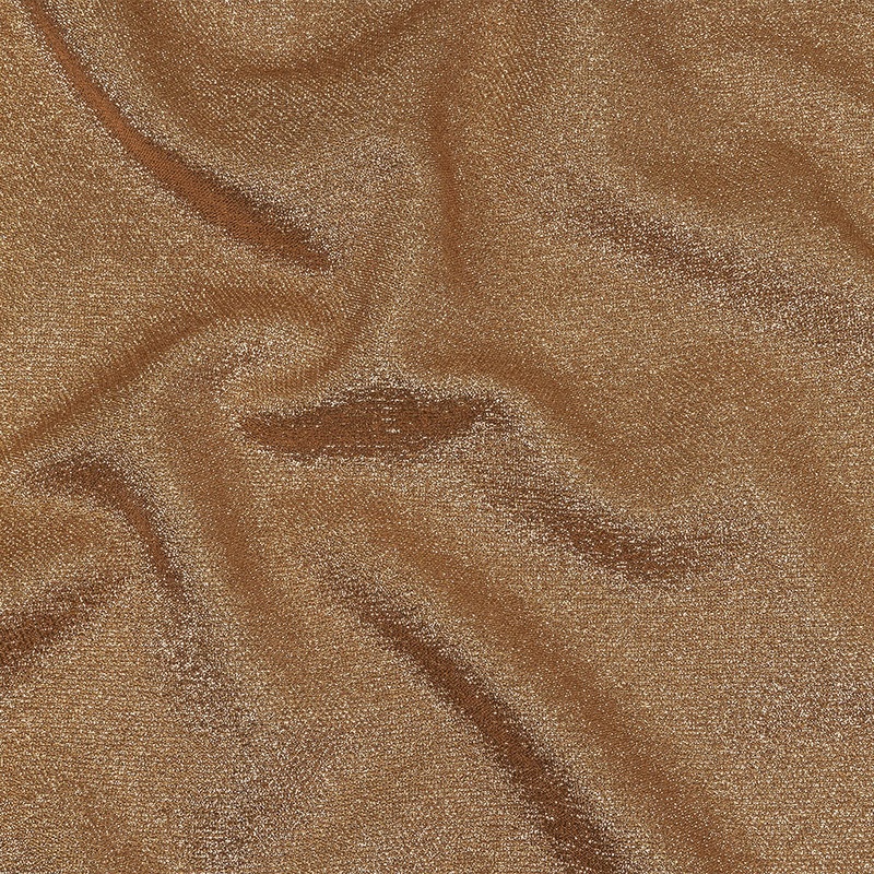 Geode Metallic Caramel Crackle Luxury Brocade