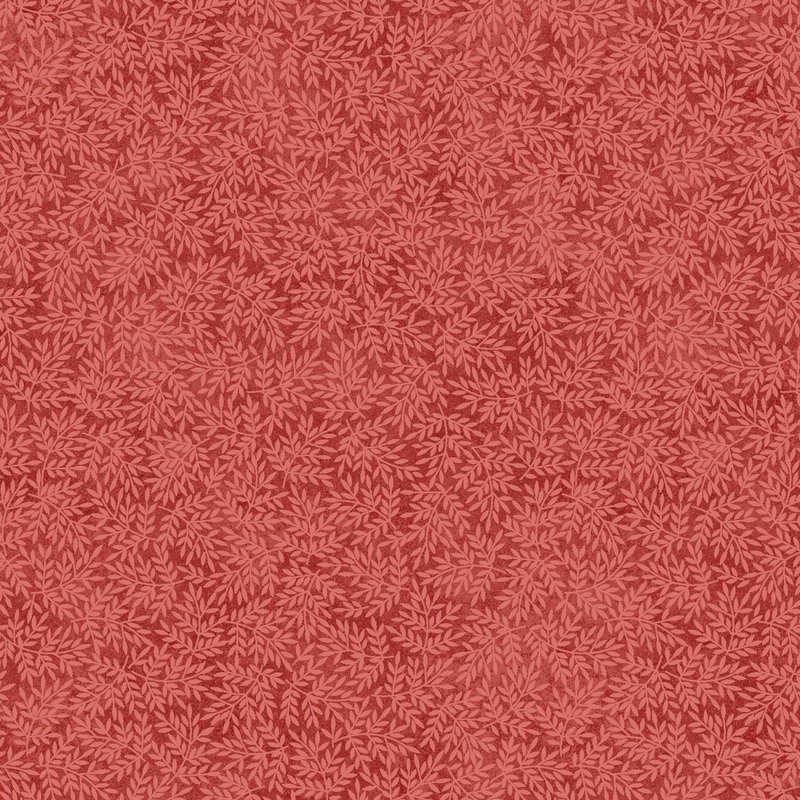 Hello Autumn – Lacy Leaf – MAS10738-R – Red