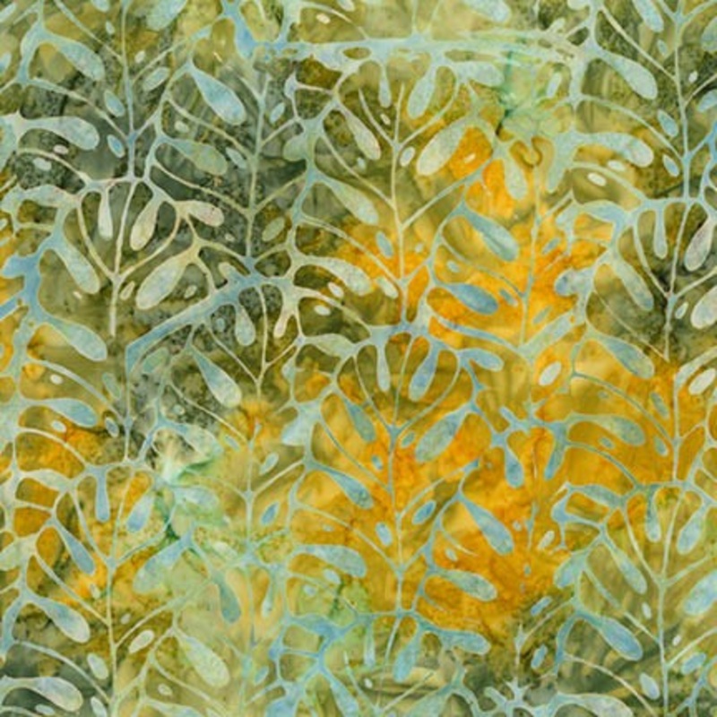 Totally Tropical 5 Batiks Aloe