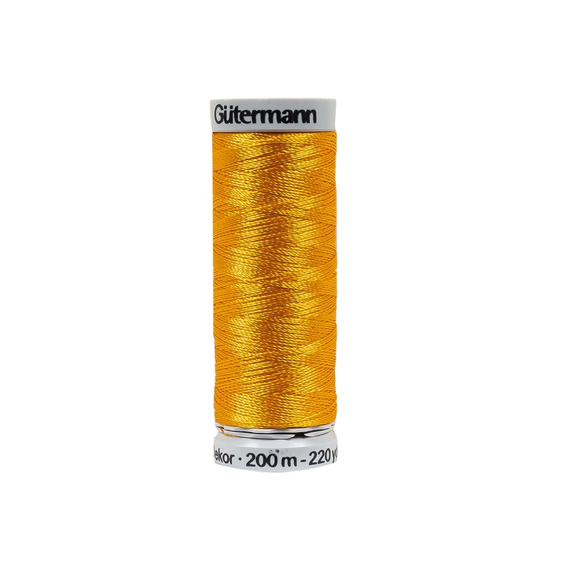 Gutermann Machine Embroidery Thread 200m – 1585 Goldenrod