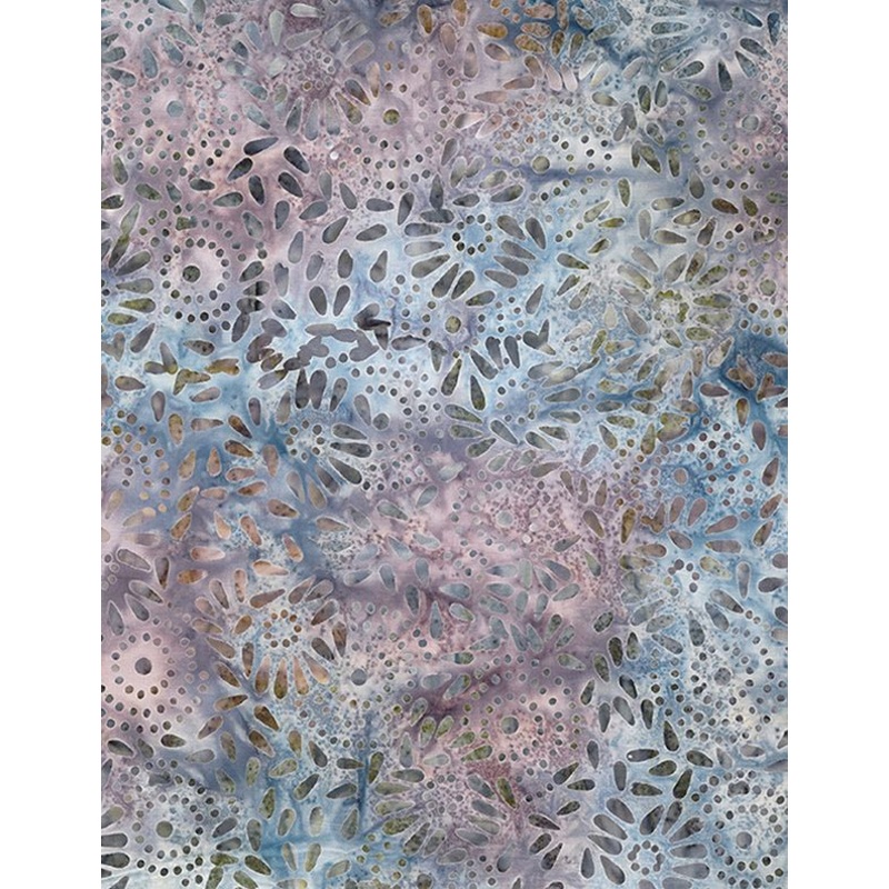 Plum Bouquet Batiks 1400-22296-471 Blue/Green