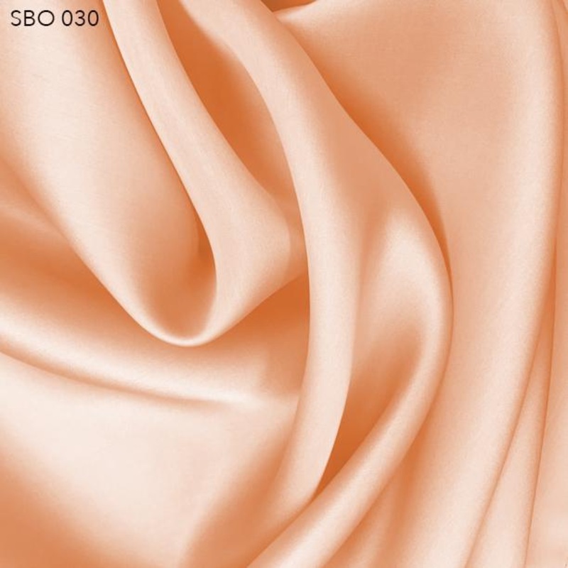 Satin Faced Organza – Nude Orange Fabric by the Yard