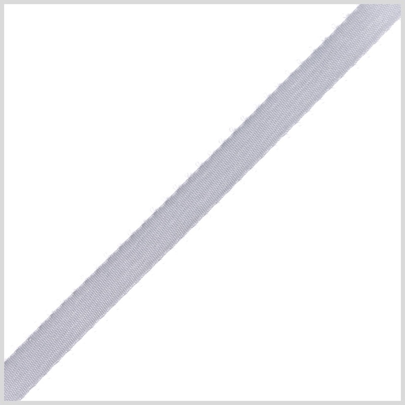 3/16″ Light Gray Double Face Feather Edge Satin Ribbon