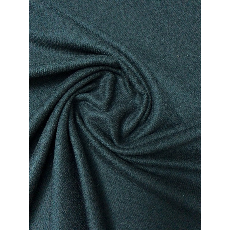 Boucl Knit Coating – Spruce Teal Fabric by the Yard