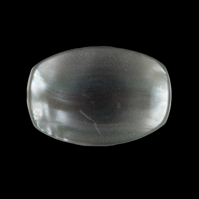 Gray Iridescent Plastic Shank Back Button – 44L/28mm
