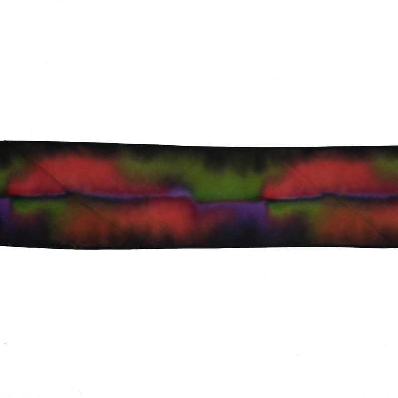 Jungle Bird Hand Dyed Silk Ribbon – 3.75″