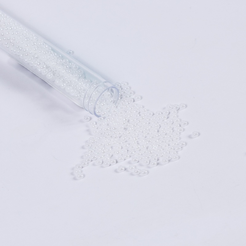 Pearl White Czech Seed Beads – Size 8