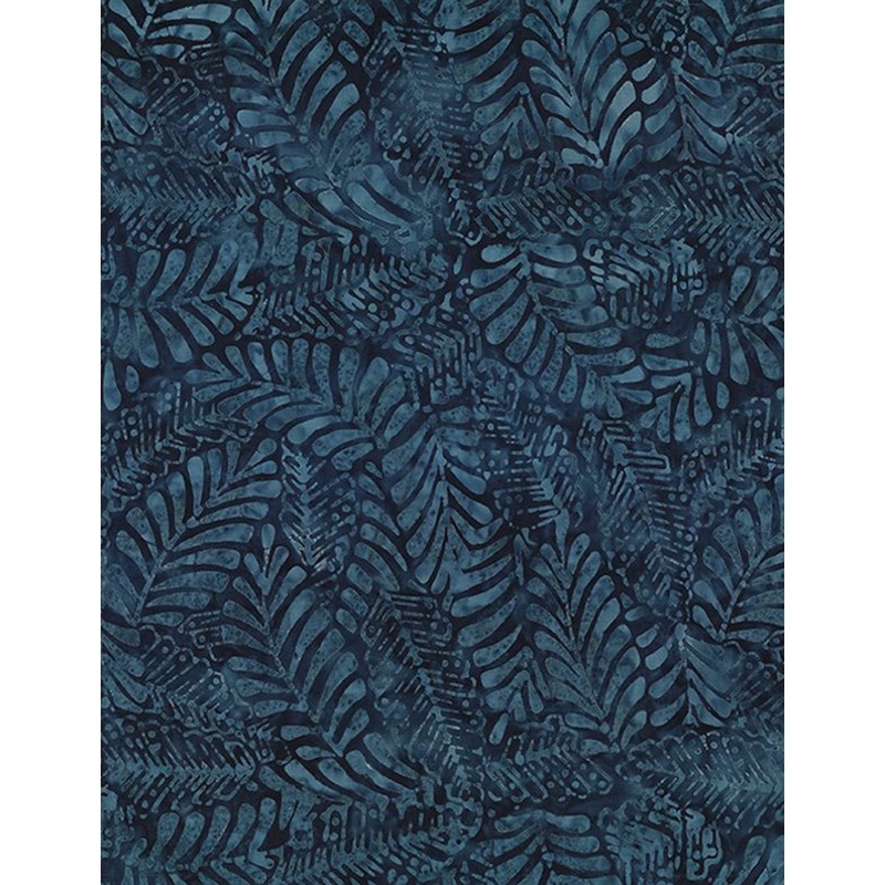 Plum Bouquet Batiks 1400-22299-444 Dark Blue