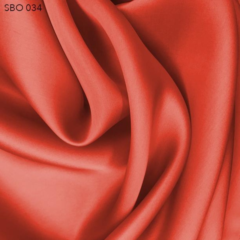 Satin Faced Organza – Coral Pink Fabric by the Yard