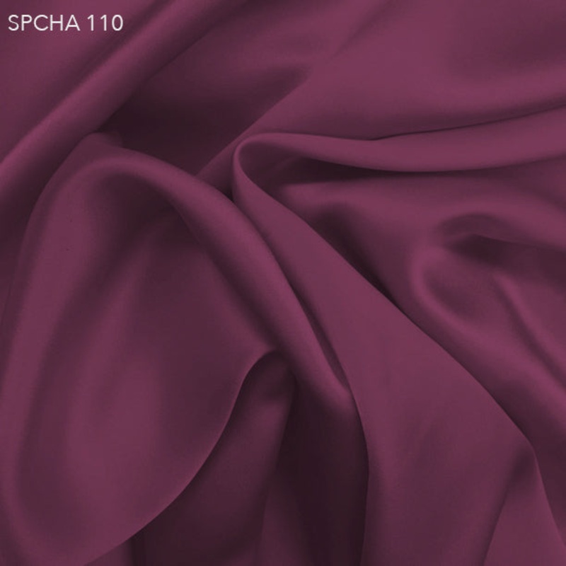 Silk Charmeuse – Sangria Purple Fabric by the Yard