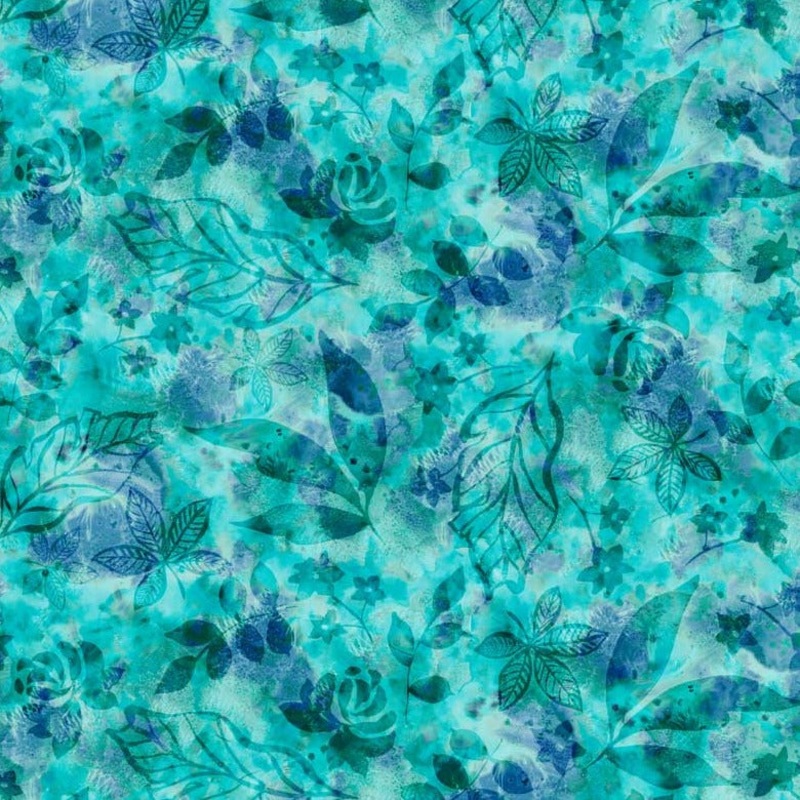 108″ Botanics / Teal