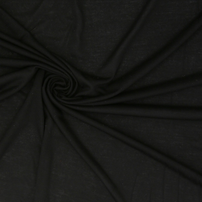 Black Micro Modal Jersey