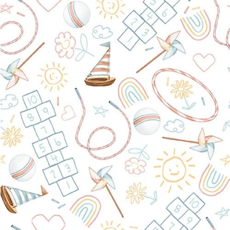Boho Buddies White  –  1717-01 Fun & Games