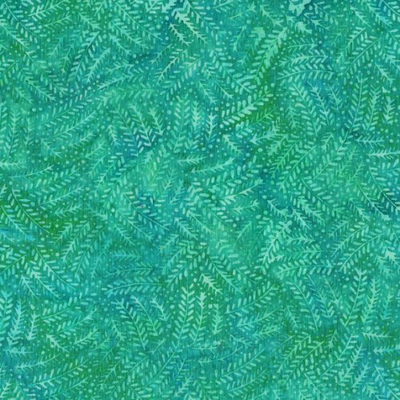 Floral Wonders Batiks Turquoise