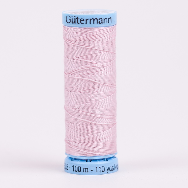 Gutermann Silk Thread 100m – 320 Pale Pink
