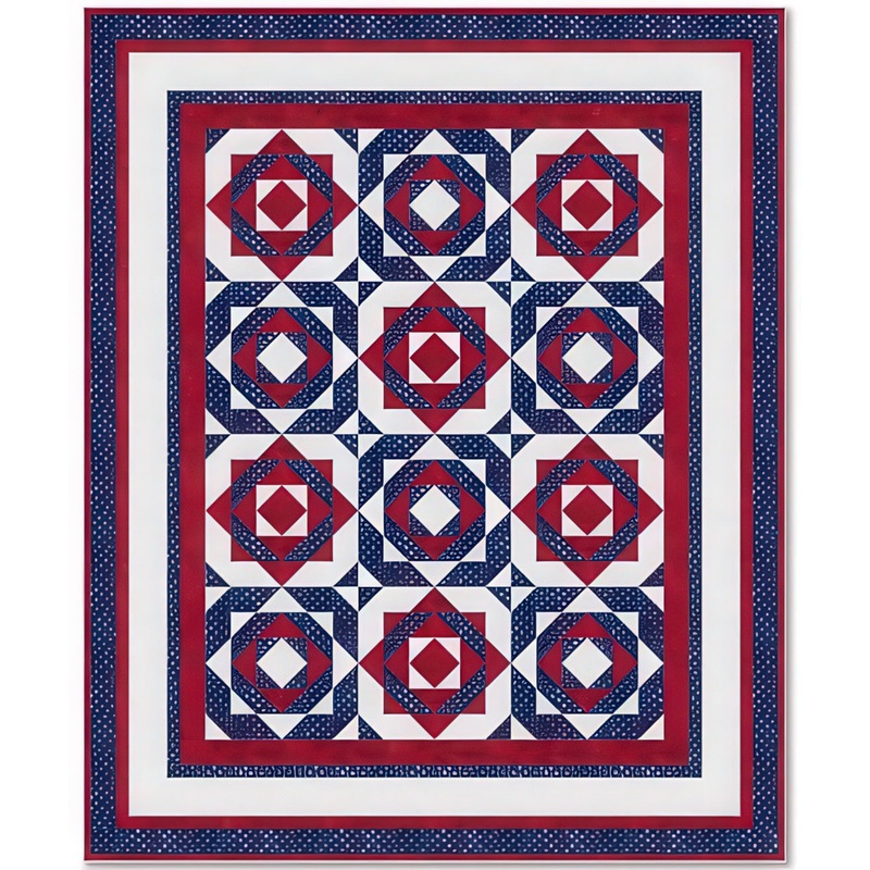 Liberty Crystals Batik Quilt Kit
