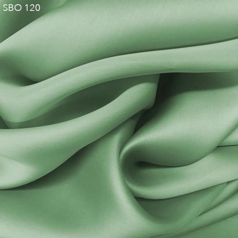 Satin Faced Organza – Seafoam Green Fabric by the Yard