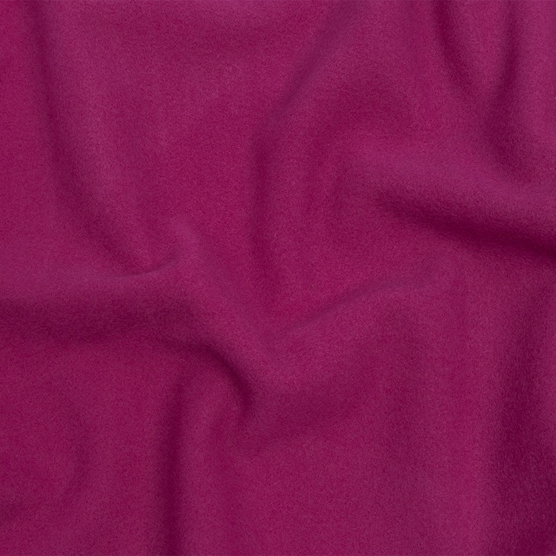 Wool and Cashmere Coating Made in Italy – Rose Violet – Alberini Collection