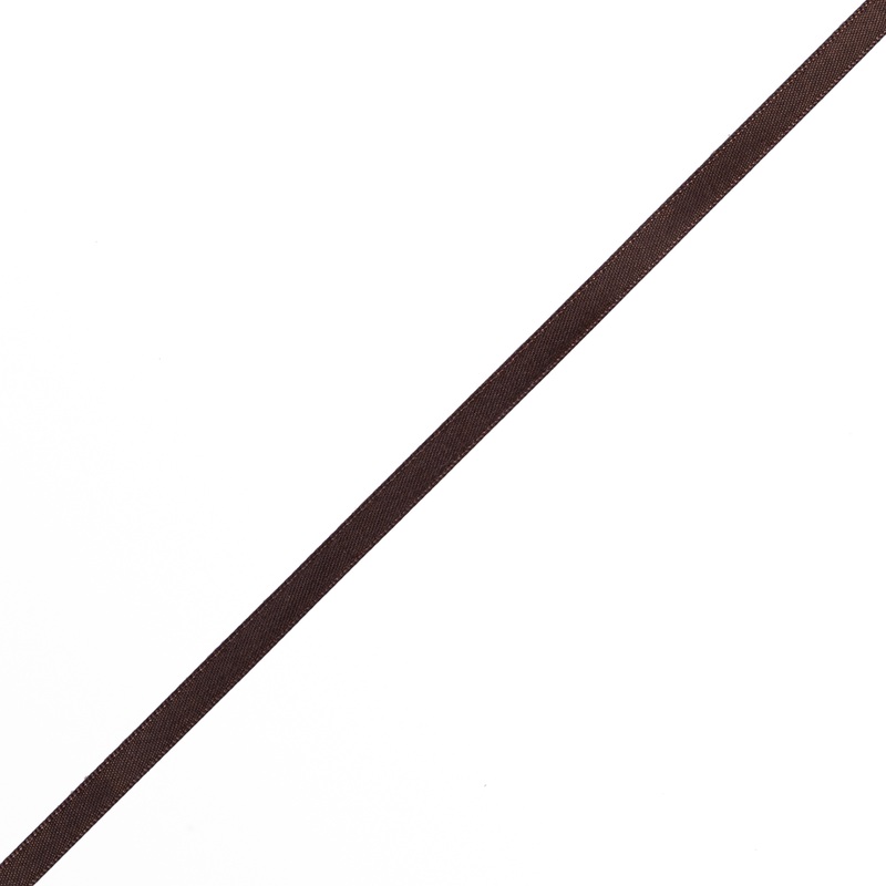 1/4″ Brown Double Face Satin Ribbon