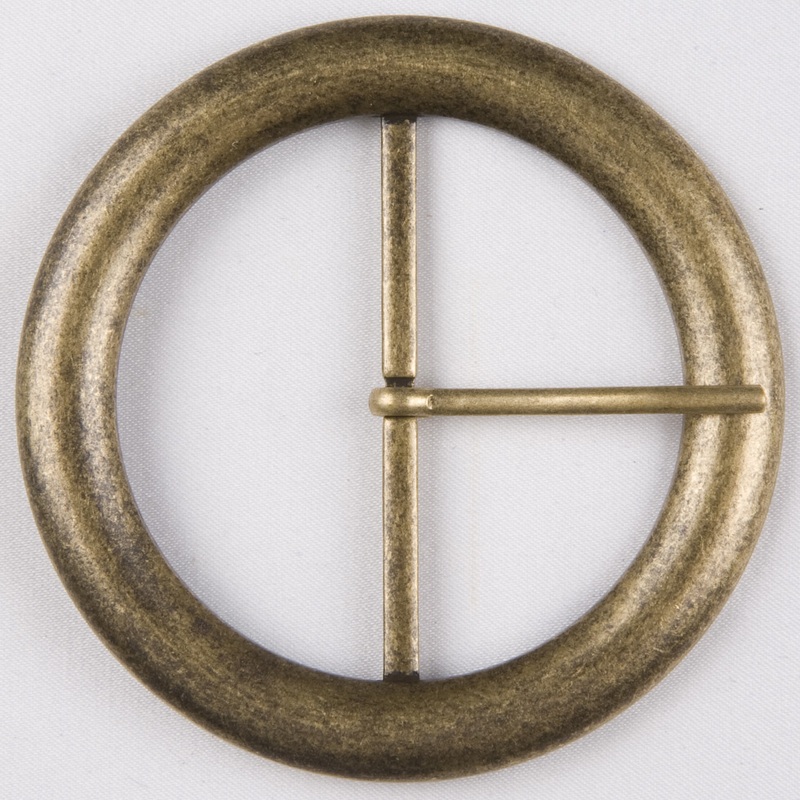 2″ Old Brass Metal Buckle